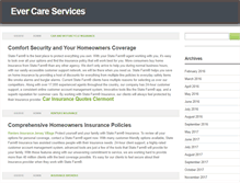 Tablet Screenshot of evercareservices.com